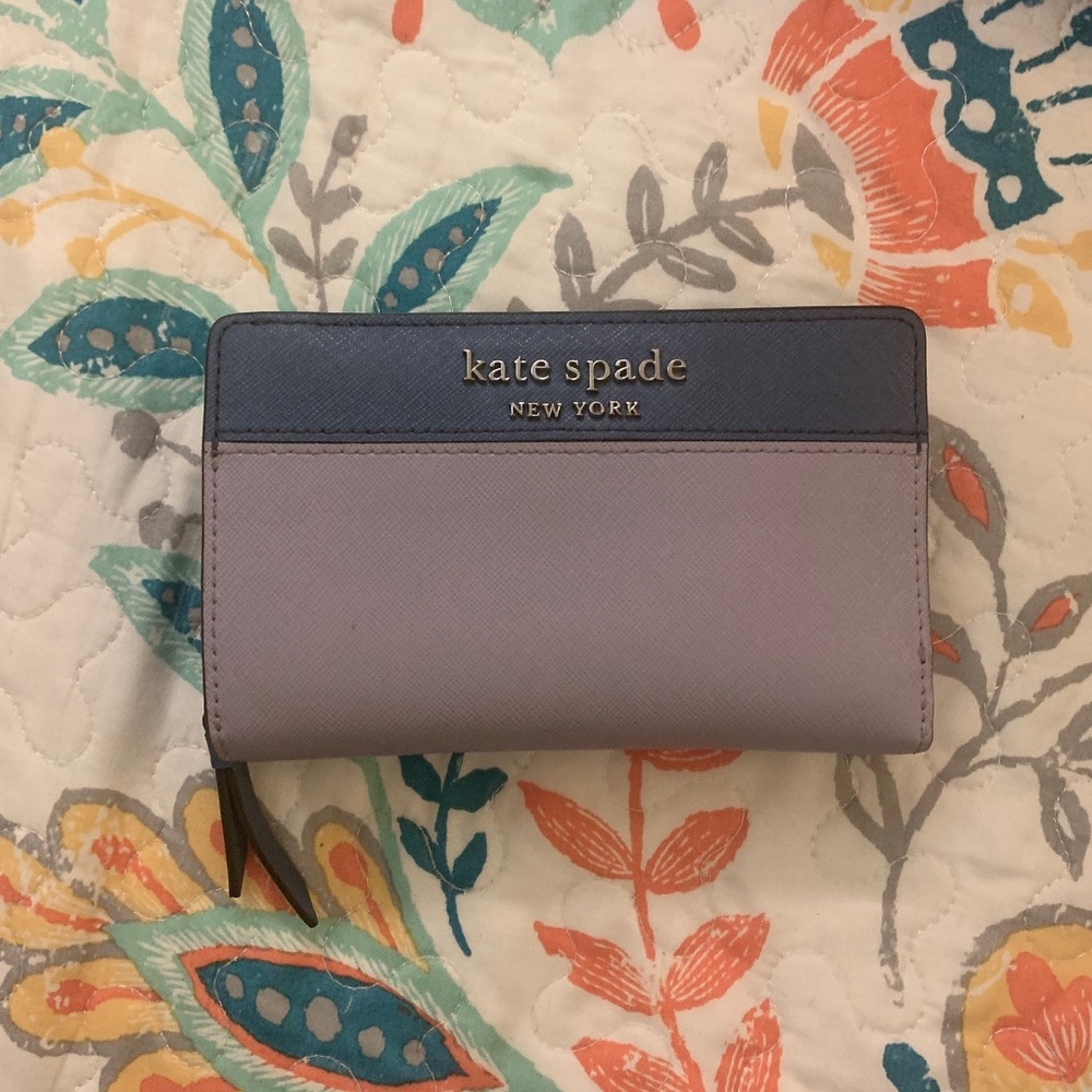 Kate Spade Cameron Medium Bifold Lilac Wallet
